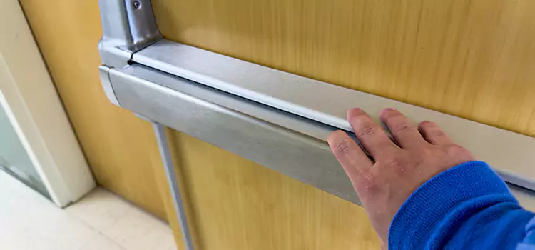 Installing a Push Bar on a Door Charlottetown